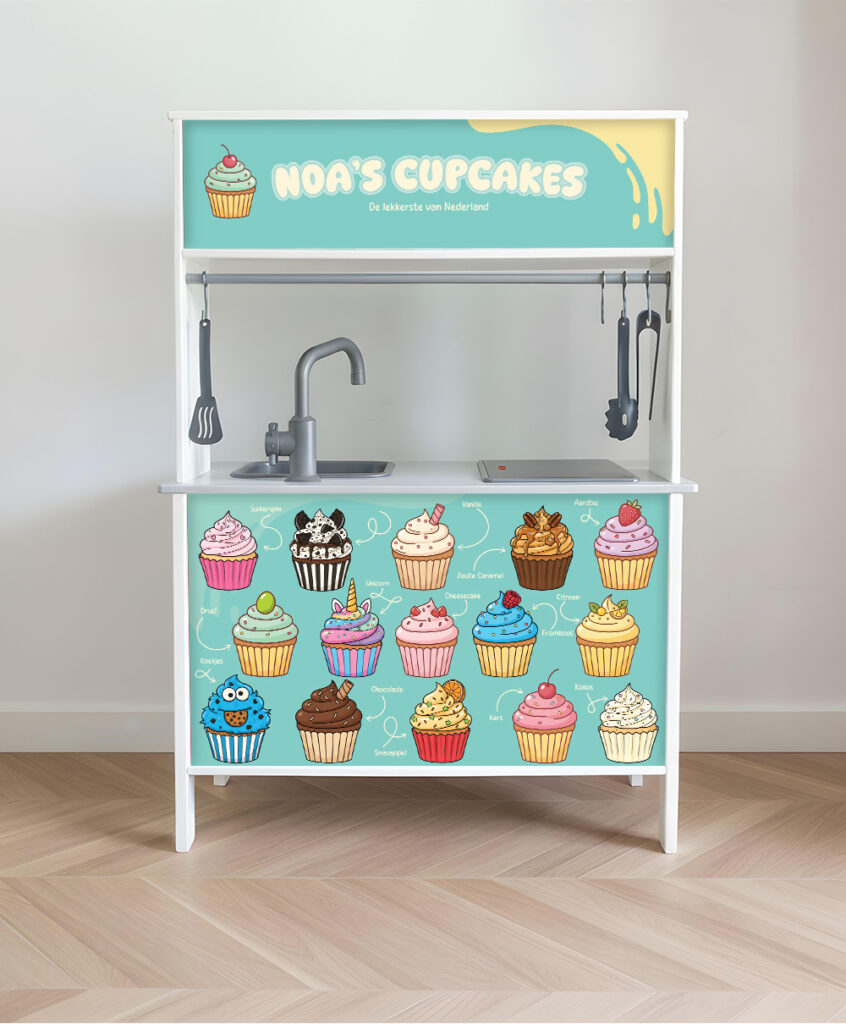 Home 9 Voorbeeld van IKEA Duktig speelkeuken met cupcakes
