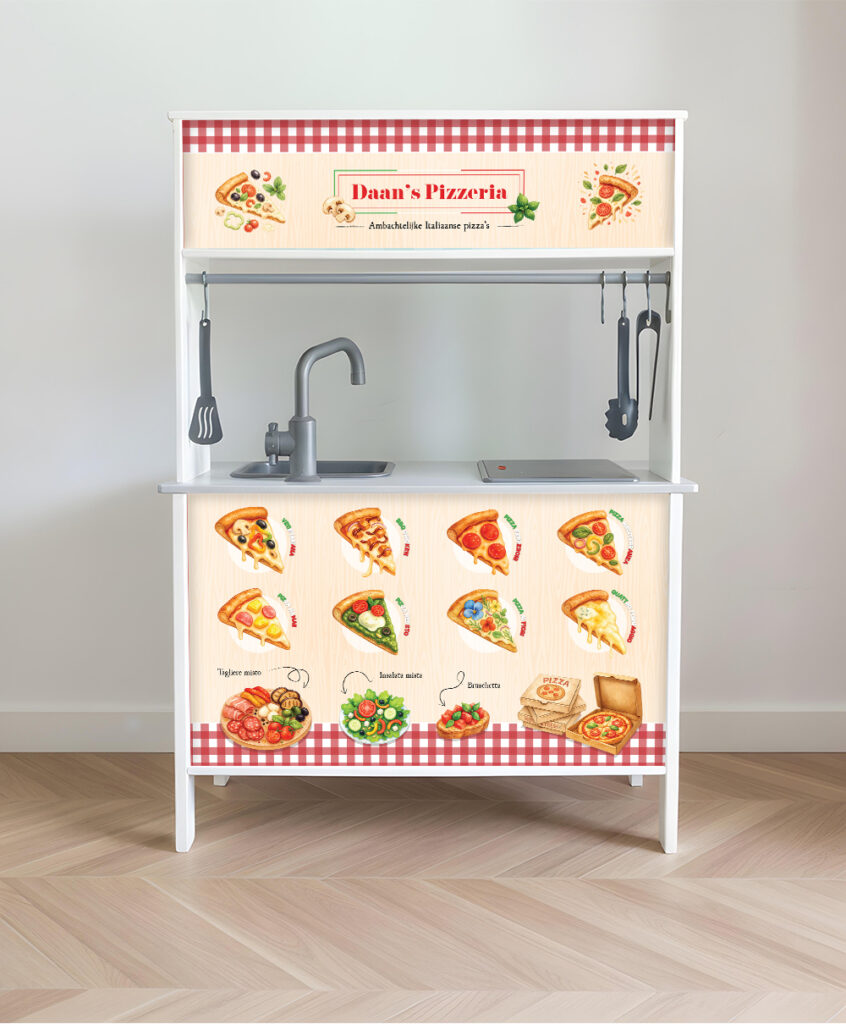 Home 5 Voorbeeld van IKEA Duktig speelkeuken met pizzapunten